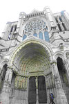 An der Kathedrale von Chartes, Frankreich
