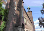 Stadthuset (Rathaus), Stockholm, Schweden