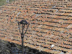 Dach in der Festung von Skordra, Nordalbanien