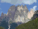 Dolomitengipfel. Südtirol