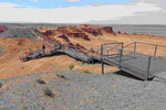 Flammende Felsen in der Mongolei