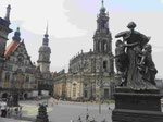 Dresden, Hofkirche und Schloss