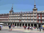 Zentrum des Plaza Major, Madrid, Spanien
