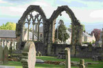 Ruinen an der Elgin Cathedral, Schottland