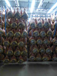 Parmaschinkenherstellung bei Parma, Italien