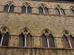Fassade in Siena, Italien