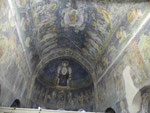 Chorwandbemalung in der Kirche von Ohrid, Nordmazedonien