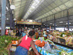 Stählerne Dachkonstruktion der Markthalle von Fort-de-France, Martinique