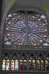Fensterrosette in der Kathedrale von Tours, Val de Loire, Frankreich