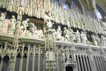 Chor in der Kathedrale von Chartes, Frankreich