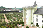 Gärten am Chateau  Villandry, Val de Loire, Frankreich