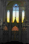 Chorfenster der gotischen Kirche St. Nicolai in Greifswald