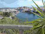Blick auf Agios Nikilaos, Kreta, Griechenland