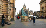 Blick auf St. Gilles in der Altstadt von Edinburgh