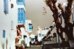 Das Viertel Sidi Bou Said der andalusisch-muslimischen Flüchtlinge nahe Tunis