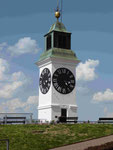 Uhrturm auf der Festung Petrovaradin, Novi Sad, Serbien