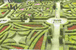 In den Gärten von Schloss Villandry, Val de Loire