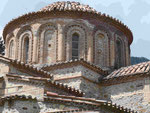 Kirchenkuppel in Mystras bei Neu-Sparta, Peleponnes