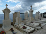 Auf dem Friedhof von St. Tropez, Frankreich