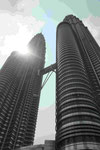 Petrona Twin Towers in Kuala Lumpur, Malaysia