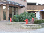 Kanada, Vancouver-Hydranten, vor dem Firefighter Club in Burnaby, B.C., Foto Stenschke