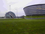 Konzerthaus und Arena von Sir Norman Foster in Glasgow, Schottland