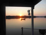 Abendstimmung im Großen Lychensee, Uckermark
