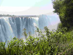 Victoria Fälle in Simbabwe