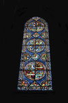 Kirchenfenster an der Kathedrale von Chartres, Frankreich