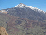 Drei Ansichten des El Teide, Teneriffa, Spanien
