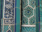 Fliesen in der Shahinda, Samarkand, Usbekistan