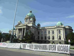 Serbisches Parlament in Belgrad