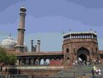 Jama Masjid in Delhi, Indien