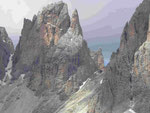 Dolomitengipfel. Südtirol