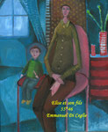 Elise et son fils 55*46