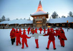 Santa Claus Village, Rovaniemi, Finnland