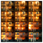 Reflected sunset