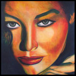 Ava - 2013 - 100 x 100 x 2 - Acrylic on canvas -No longer available