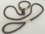 Retrieverleine 12mm Seil für mittel bis grosse Hunde (Kopf und Halsumfang sind verstellbar)