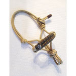 Mini-Mini Knotenhalfteranhänger ca. 18cm lang