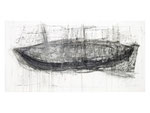 "Kahn", 2006, Acryl, Zeichenkohle, Kreide auf  Papier, 110 X 215 cm, Henning Bertram, WVNr. 928 (Datei img1337.jpg)