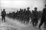 Deutsche Kriegsgefangene auf dem Weg zum UTAH Beach