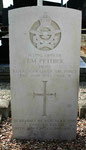 CWGC Grabstein von Thomas Melville Pethick auf dem Friedhof von Airel