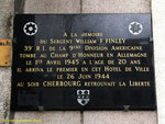 Gedenktafel Sergeant William F. Finley (39th IR, 9th Infantry Division) 