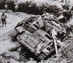 Zerstörter Panzer IV