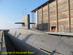 Das in der Cite de la Mere ausgestellte Atom U-Boot Redoutable
