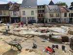 Fouilles préventives place Saint-Timothée avant la construction de la Voie des Sacres (mai-juin-juillet 2024)
