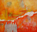 Künstler bauen Brücken, Acryl, 70x60cm, 540,00 Euro