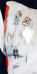des Menschen Wille, Malerei unter Wachs, 40x80cm, 380,00 Euro