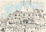 Sintra, Portugal,  21X30cm, Aquarell, Tintenroller auf Papier
